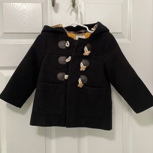 Black pea coat